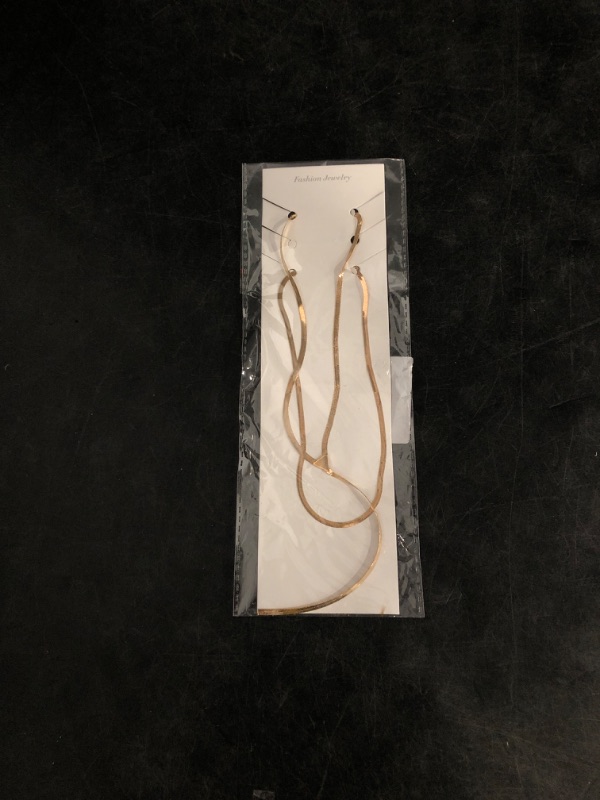 Photo 1 of 2 pack gold necklace. 