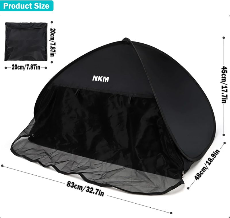 Photo 1 of Sleep Den Blackout Bed Tent,Perfect Blackout Curtains Alternative Like Slumber Pod,Suitable for Twin,Full,Queen and King Size,Also Apply to Bottom Bunk Bed Curtain or Top