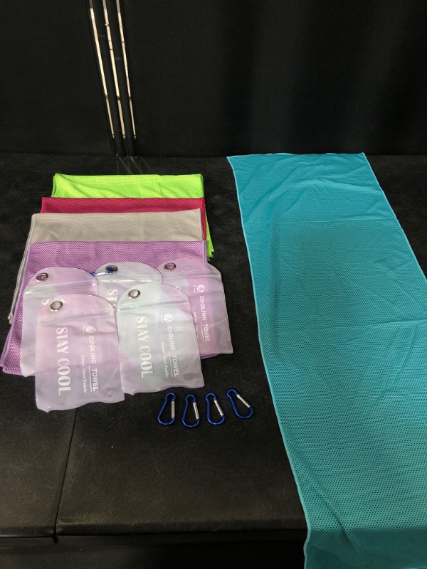 Photo 1 of YQXCC Cooling Towels Ice Cool for Neck | Microfiber Soft Breathable Chilly | for Yoga, Sports, Golf, Gym, Camping, Running, Fitness, Workout & More Activities