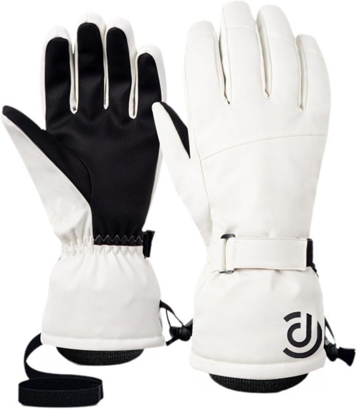 Photo 1 of Waterproof Gloves for Cold Weather Winter Snow Gloves Women Men Ski Warm Touchscreen Gloves