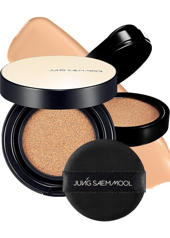 Photo 1 of Essential Skin Nuder Longwear Cushion 0.98 Fl Oz shade Medium 24H Lasting Cushion Foundation with High Coverage, Semi-Matte Natural Finish,