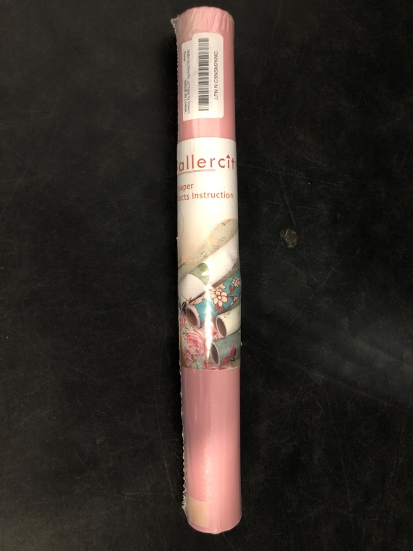 Photo 1 of Wallercity Glossy Pink Contact Paper for Countertops Shiny Pink Peel and Stick Wallpaper Self Adhesive Glitter Contact Paper for Cabinets and Drawers Vinyl Film Decorative Wall Stickers 15.8''x118'