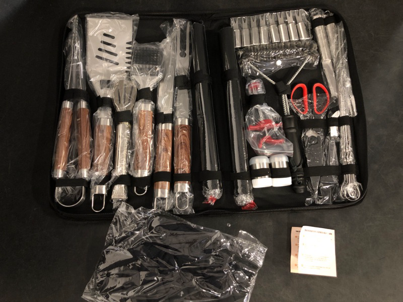 Photo 1 of 137PCS Griddle Accessories Kit for Blackstone– Stainless Steel Grill Tools for Outdoor Grill with Carrying Bag, Meat Thermometer, Grill Mats for Camping, Backyard & Gifts, BBQ Utensils for Men Women