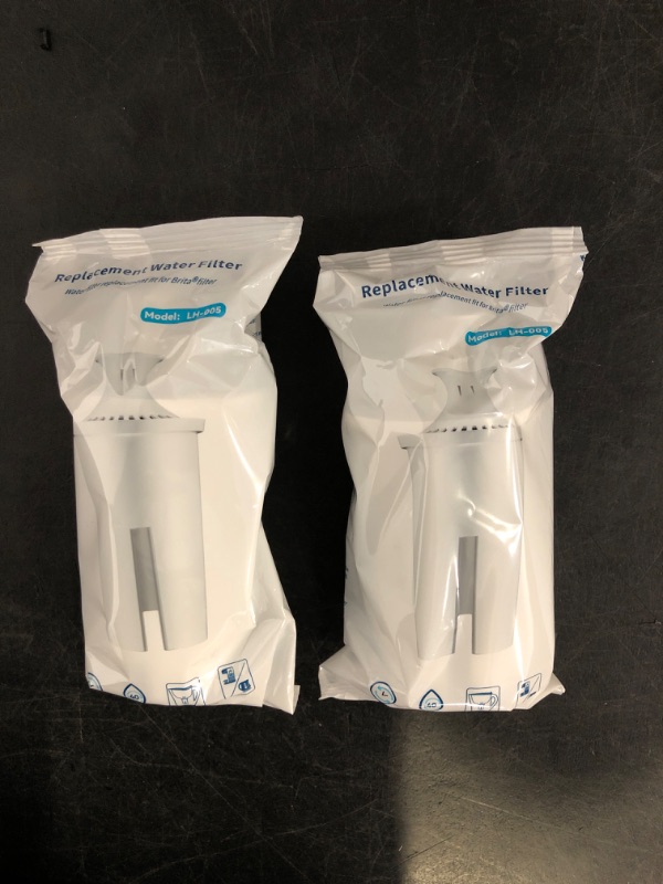Photo 1 of 3-Pack Water Filter Replacements for Brita Water Pitchers and Dispensers, NSF 53&42 Certified to Reduce Cadmium, Mercury, Copper, Zinc, BPA free, Lasts 2 Months or 40 Gallons