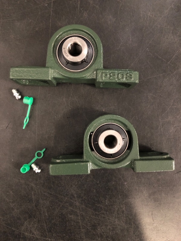 Photo 1 of 2 Pack UCFL201-8 Pillow Block Bearing - Flange Mounted Pillow Block Bearings - Bearing Steel Bearings with 1/2" Bore - Self Alignment