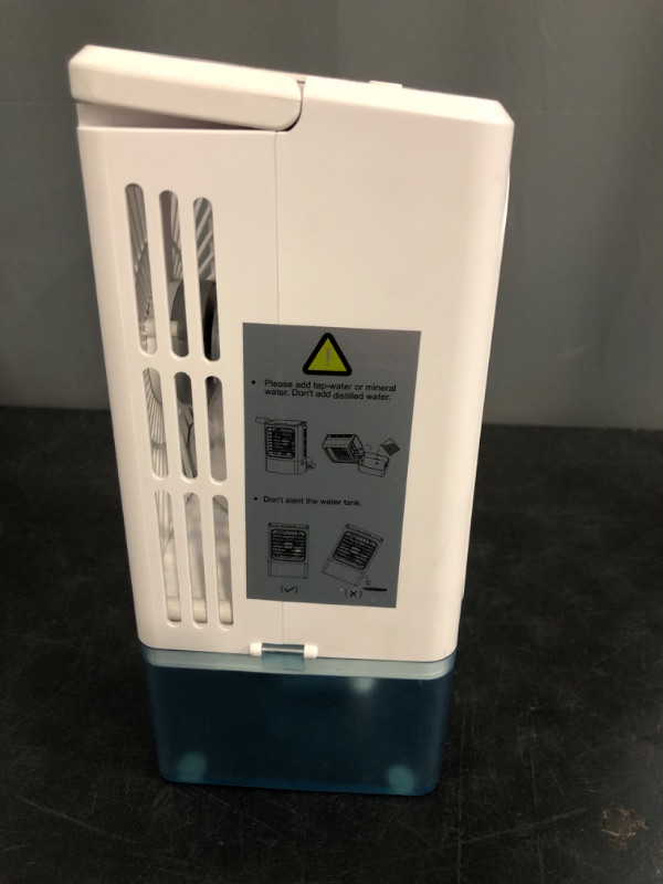 Photo 1 of Portable Air Conditioner,3-IN-1 Evaporative Air Cooler,3 Speeds 2 Spray Outlets,900 Visiable Tank,7 Colors Light,2 Timers,Personal Mini Desktop Cooling Fan,Small AC Unit for Room Kitchen Office RV Car