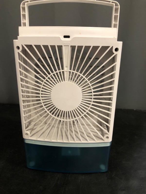 Photo 1 of Portable Air Conditioner,3-IN-1 Evaporative Air Cooler,3 Speeds 2 Spray Outlets,900 Visiable Tank,7 Colors Light,2 Timers,Personal Mini Desktop Cooling Fan,Small AC Unit for Room Kitchen Office RV Car