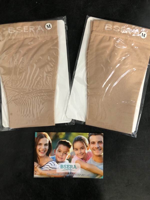Photo 1 of BSERA Calf Compression Sleeve Women, 2 Pairs 20-30mmHg Footless Compression Socks for Swelling Shin Splints Varicose Veins