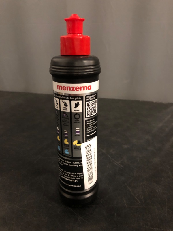Photo 1 of menzerna One-Step Polish 3in1 I Medium Cut Polish with High Gloss Finish & Seal in One I Buffing & Polishing Compound for Car Maintenance I Swirls, Holograms & Scratches I Car Body Repair I 8 fl oz.