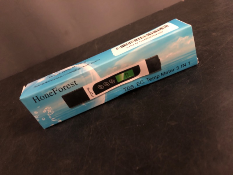 Photo 1 of TDS Meter, Digital Water Tester - Accurate and Reliable, Measures TDS, EC & Temperature (°F/°C), 0-9990ppm, Water Test Meter for Drinking Water, RO/DI System, Aquariums, etc