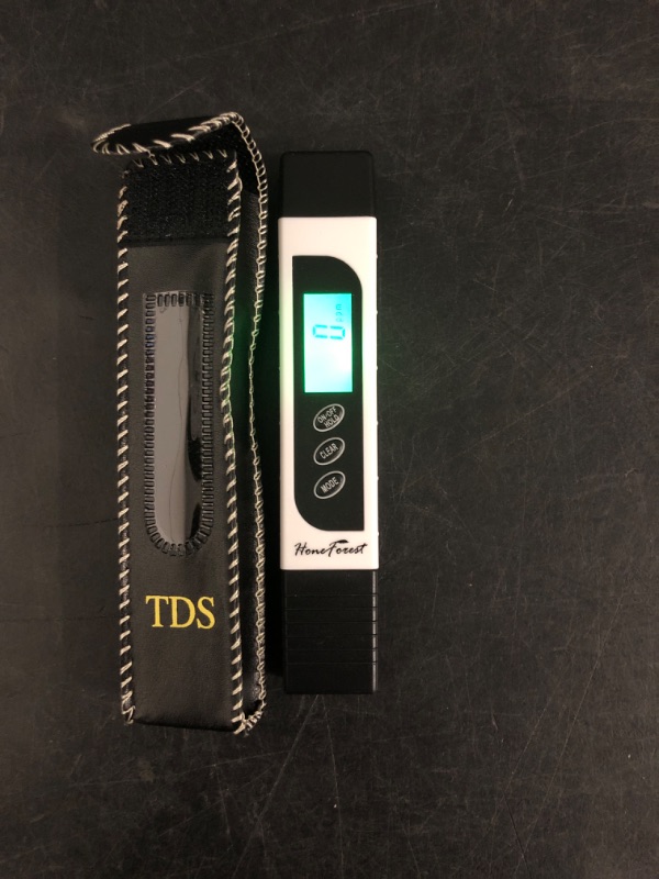 Photo 1 of TDS Meter, Digital Water Tester - Accurate and Reliable, Measures TDS, EC & Temperature (°F/°C), 0-9990ppm, Water Test Meter for Drinking Water, RO/DI System, Aquariums, etc