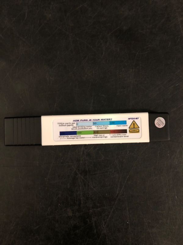 Photo 1 of TDS Meter, Digital Water Tester - Accurate and Reliable, Measures TDS, EC & Temperature (°F/°C), 0-9990ppm, Water Test Meter for Drinking Water, RO/DI System, Aquariums, etc