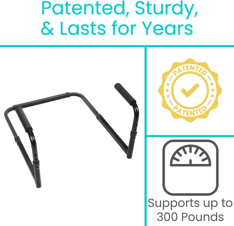 Photo 1 of Vive Stand Assist - Mobility Standing Aid Rail for Couch, Chair - Assistance Handle for Patients, Elderly, Seniors and Disabled - Safety Grab Bar for Sitting, Sofa, Home - Adjustable, Portable Device