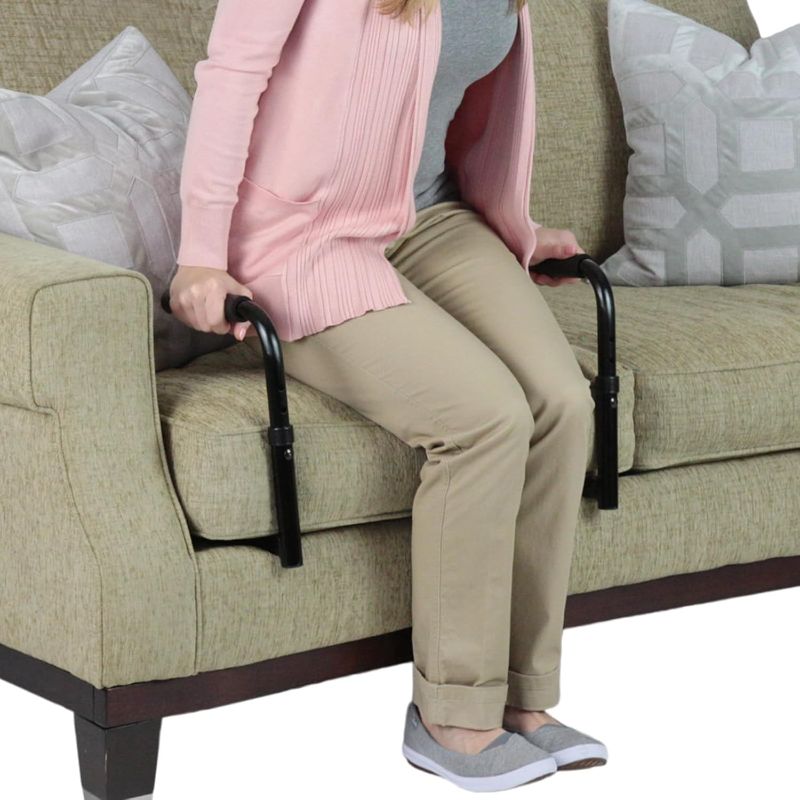 Photo 1 of Vive Stand Assist - Mobility Standing Aid Rail for Couch, Chair - Assistance Handle for Patients, Elderly, Seniors and Disabled - Safety Grab Bar for Sitting, Sofa, Home - Adjustable, Portable Device