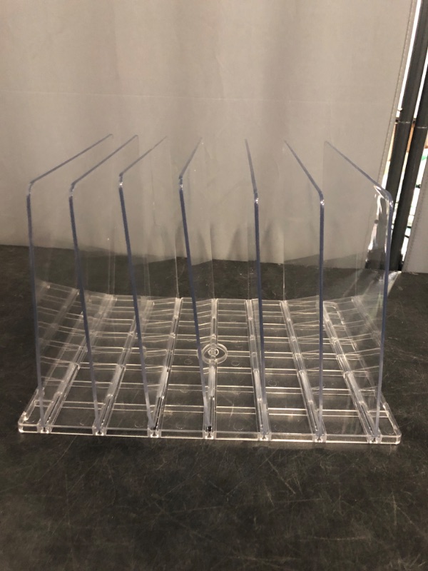 Photo 1 of SortNStore Bag & Purse Organizer for Closet: Adjustable Clear Handbag Storage Shelf - Plastic Clutch Dividers for Closet Organizers and Storage - Keep Carteras & Pocketbook Upright