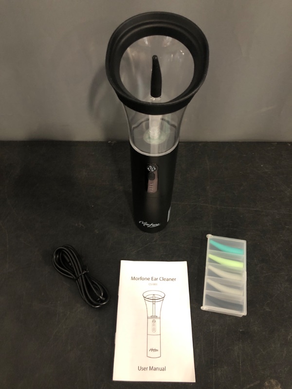Photo 1 of Ear Wax Removal, Electric Ear Cleaning Kit Effective & Safe Ear Cleaner Irrigation Flushing System 4 Pressure Modes for Ear Wax Buildup, Water Resistant Ear Cleaning Tool USB Rechargeable