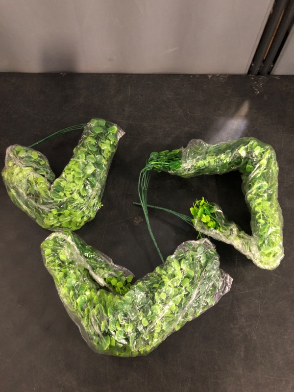 Photo 1 of RECUTMS 3pcs Artificial Succulents Hanging Plants Fake Hanging Plants String of Pearls Faux Greenery Wall Plant Artificial Plants Indoor Outdoor Home Decor