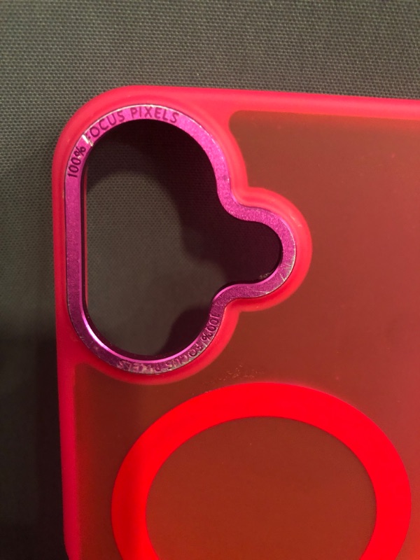 Photo 1 of Newfuture Designed for iPhone 16 Case with Magnetic [13 FT Military Drop Protection] [Compatible with Magsafe] Slim Translucent Matte Shockproof with Anti-Fingerprint Phone Case, Hot Pink