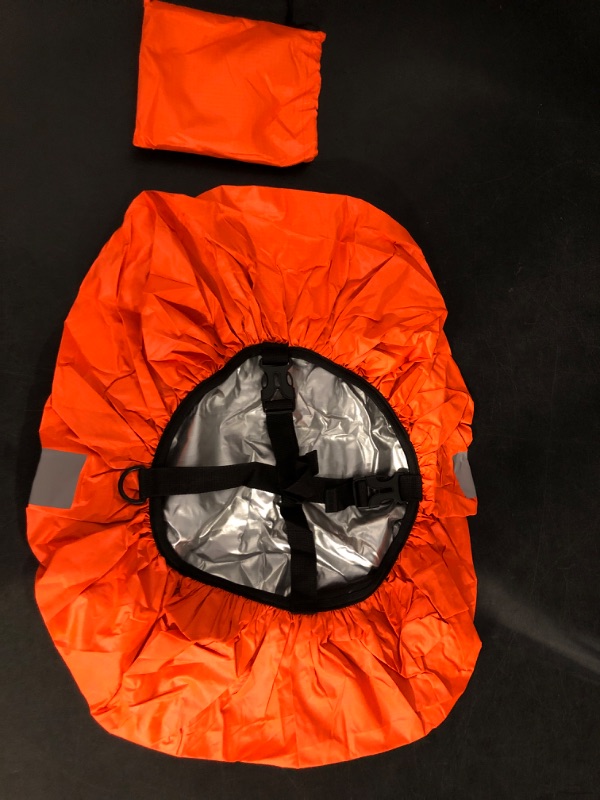 Photo 1 of Waterproof Backpack Rain Cover With Cross Buckle Strap, Polyester Protection For Hiking Camping Cycling And Outdoor Use(A..)