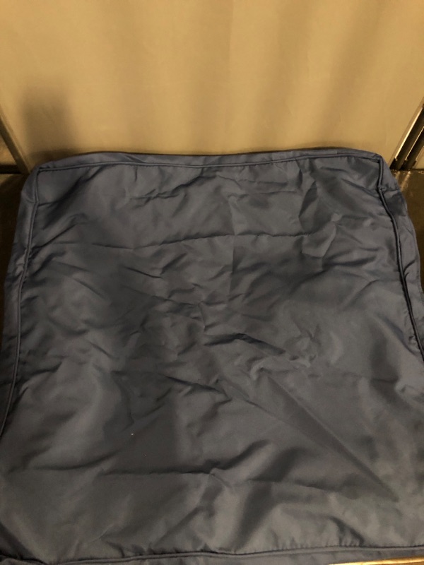 Photo 1 of 9 Pack Patio Cushion Covers Outdoor Patio Cushions Covers Replacement Waterproof with Zipper for 5 Pcs Patio Furniture Set, Covers Only, Navy Blue