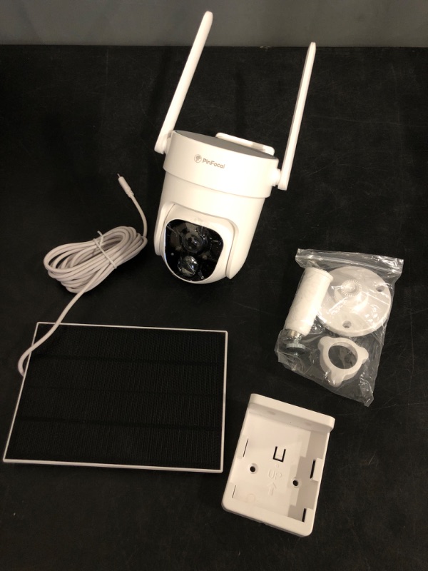 Photo 1 of 4G LTE Cellular Security Camera Wireless Outdoor, No WiFi Needed, 2K Color Night Vision, 360° View Pan/Tilt, 2 Way Talk, PIR Motion Sensor, Built-in SIM Card (Support Verizon/AT&T/T-Mobile)