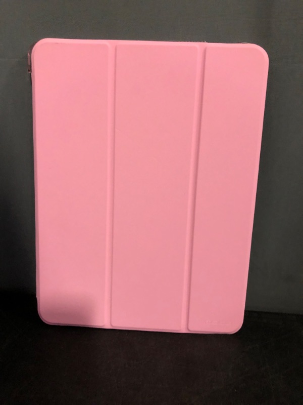 Photo 1 of TiMOVO Case for iPad (A16) 11th Generation 11 Inch 2025, iPad 10th Generation Case 10.9 Inch 2022 with Pencil Holder,Slim Protective Cover with Clear Back Shell,Auto Wake/Sleep, Watermelon Pink