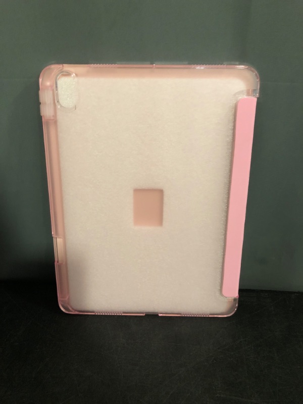 Photo 1 of TiMOVO Case for iPad (A16) 11th Generation 11 Inch 2025, iPad 10th Generation Case 10.9 Inch 2022 with Pencil Holder,Slim Protective Cover with Clear Back Shell,Auto Wake/Sleep, Watermelon Pink