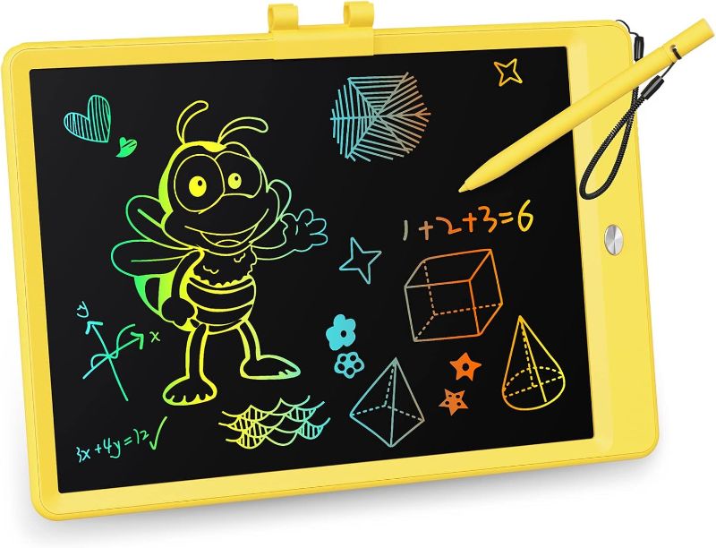 Photo 1 of KOKODI LCD Writing Tablet, 10 Inch Colorful Doodle Board Drawing Tablet, Erasable Reusable Electronic Drawing Pads, Educational and Learning Toy for 3-6 Years Old Boy and Girls