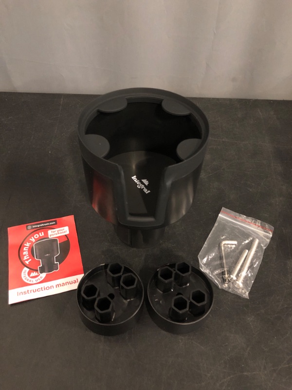 Photo 1 of Integral Expandable Mug Holder - YETI 14oz Rambler Cup Holder - Car Cup Holder Expander with Adjustable Base - Rubber Tabs Hold Most Coffee Mugs Ramblers 10oz