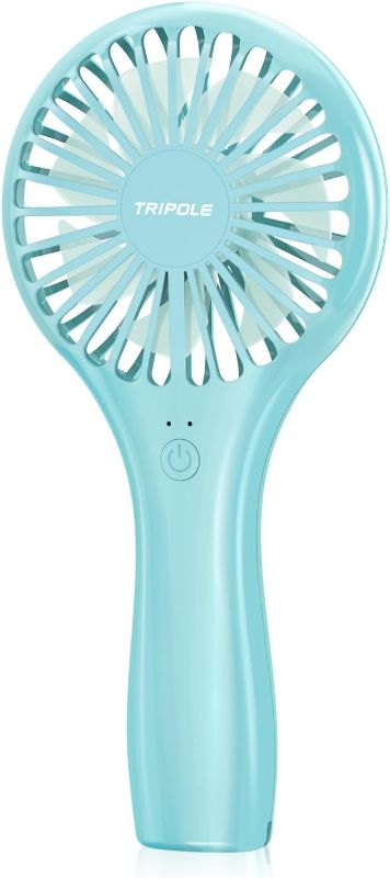Photo 1 of TriPole Mini Handheld Fan Battery Operated Small Personal Portable Fans Speed Adjustable USB Rechargeable Fans Cute Design Powerful Eyelash Fan for Stylish Kids Girls Women Men Indoor Outdoor Travel