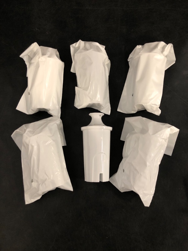 Photo 1 of 6 Pack Brita Filter Replacement Water Filters for Brita Filter Pitchers, BPA-Free, US Standard, Fits Water Pitchers and Dispensers, Reduces Copper, Cadmium and Mercury Impurities, 50 Gallons