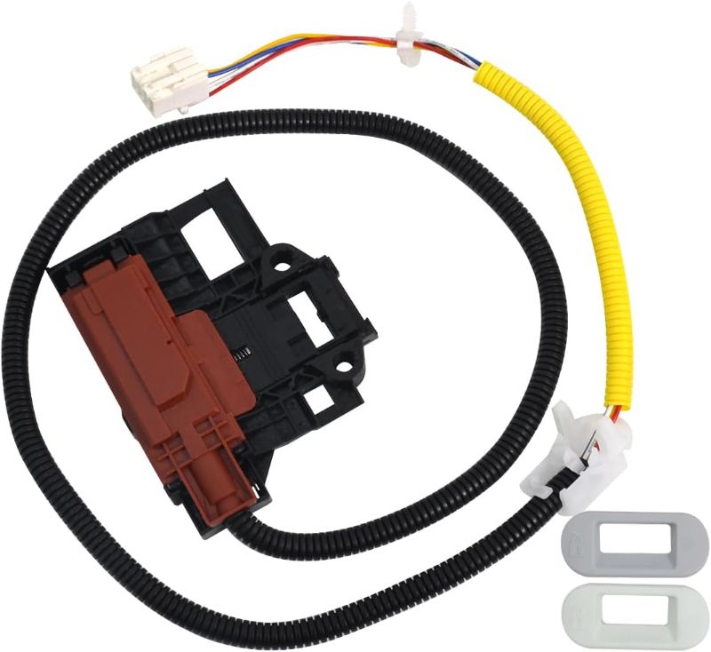Photo 1 of W10404050 W10238287 Washer Lid Lock Latch Switch and Harness Kit Compatible with Specific Whirlpool Maytag Kenmore Amana Crosley Washing Machines