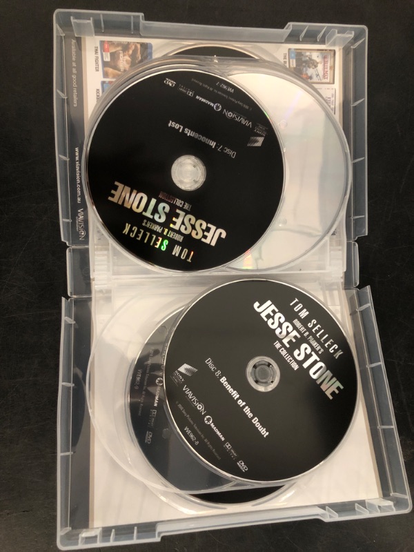 Photo 1 of Jesse Stone - The Complete Collection Stone Cold / Night Passage / Death In Paradise / Sea Change / Thin Ice / No Remorse / Innocents Lost / Benefit Of The Doubt / Lost In Paradise