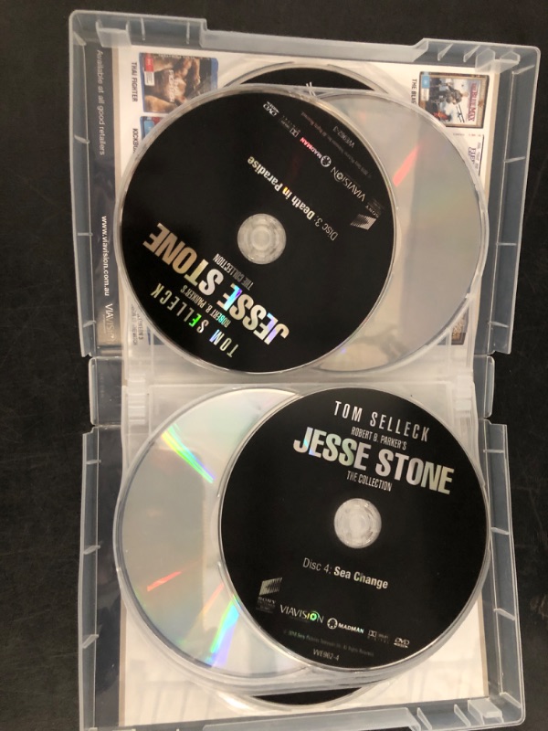 Photo 1 of Jesse Stone - The Complete Collection Stone Cold / Night Passage / Death In Paradise / Sea Change / Thin Ice / No Remorse / Innocents Lost / Benefit Of The Doubt / Lost In Paradise