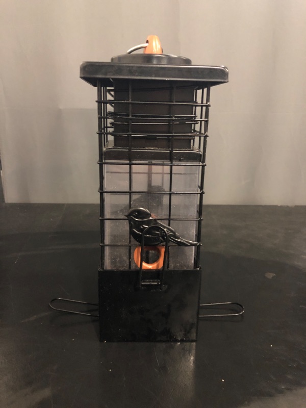 Photo 1 of KRUOO Metal Squirrel Proof Bird Feeder for Outdoors Hanging,Wild Bird Feeders for Outside, 2.5 lb Capacity