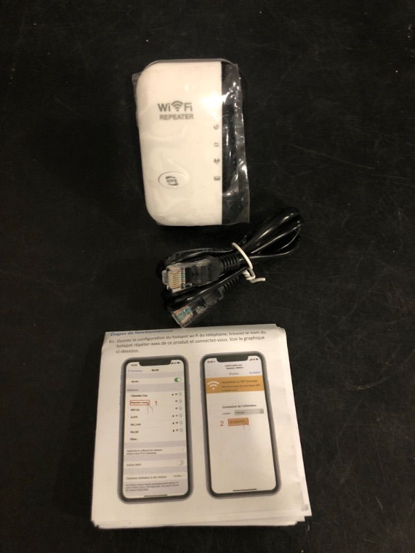 Photo 1 of Genérico 300Mbps WiFi Signal Repeater, 300M Lightning Protection WiFi Range Extender Plug and Play, Signal Repeater
