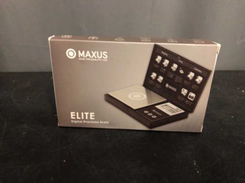 Photo 1 of MAXUS Digital Pocket Gram Scale 500g x 0.01g High Precision with Tray, Weighs Small Food, Jewelry, Ounces, Grains, LCD Display, Tare Function