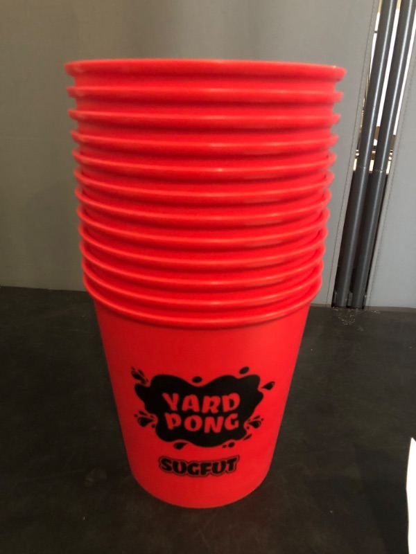 Photo 1 of Juegoal Outdoor Giant Yard Pong Game Set Outdoor Toss Game Throwing Game for Beach, Camping, Lawn and Backyard
