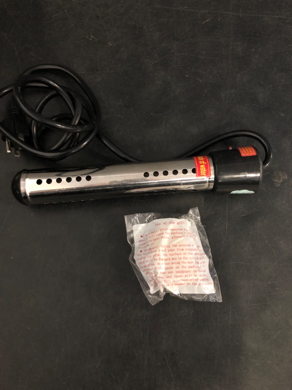 Photo 1 of Immersion Water Heater Electric, 2000W Portable Hot Water Heater with 304 S S Guard & LCD Thermometer, Submersible Water Heater Heats up 5 Gallons of...
