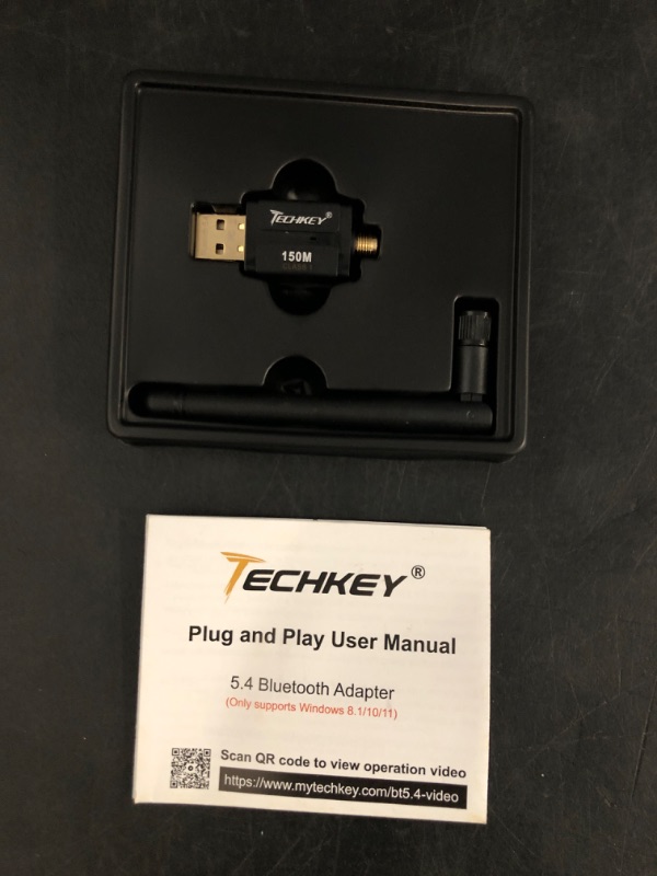 Photo 1 of Long Range USB Bluetooth 5.3 Adapter for Desktop PC - 328FT Wireless Transfer for Mouse, Keyboard, Headphones - Win11/10/8.1 Support

