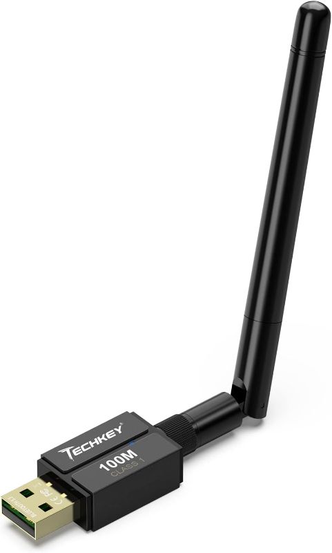 Photo 1 of Long Range USB Bluetooth 5.3 Adapter for Desktop PC - 328FT Wireless Transfer for Mouse, Keyboard, Headphones - Win11/10/8.1 Support
