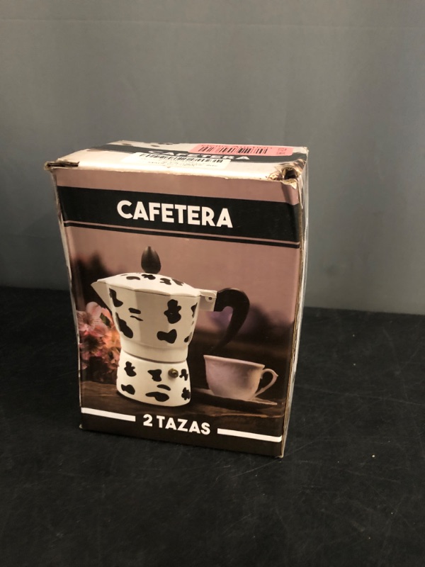 Photo 1 of Vaolvpant 2 Cup Aluminum Moka Pot Classic Stovetop Espresso Coffee Maker 100ml 3.4oz Coffeemaker Percolator Mocha Pot Greca Coffee Maker Cafe Makers for Italian and Cuban Café Brewing Silver