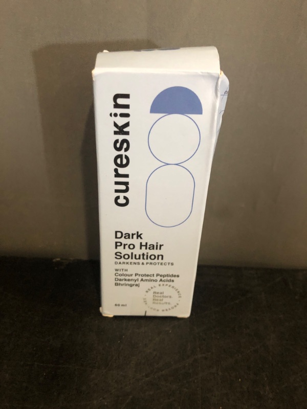 Photo 1 of Cureskin Anti Grey Hair Serum | Reverses & Limits Hair Greying | Dark Pro Hair Solution Natural Hair Darkener, 2.02 Fl Oz (Pack of 1)