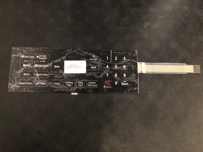 Photo 1 of DG34-00014A Membrane Switch Touchpad Compatible with Samsung Range Oven
