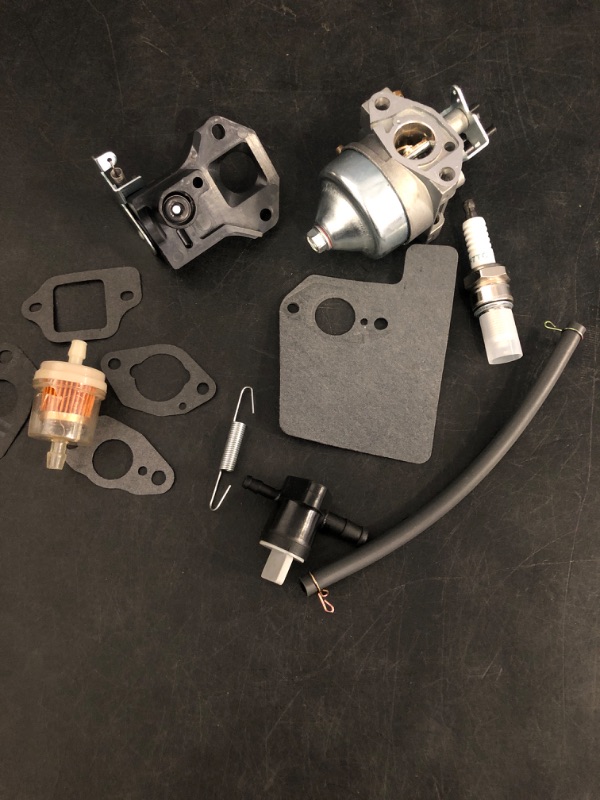 Photo 1 of 16100-Z8B-901 (BB76A A) Carburetor Kit for Honda GCV160LA0 GCV160LA1 HRR216K10 HRR216K11 HRR216K9 HRS216K5 HRS216K6 Engines with 16620-Z8D-305 Thermo Wax Assembly 16600-Z8B-900 Choke Control
