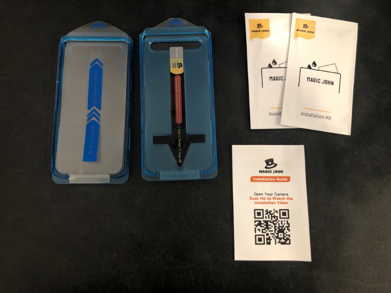 Photo 1 of MAGIC JOHN 2 Pack for iPhone 13/13Pro/14/16e 6.1 inch Privacy Glass Screen Protector, Auto Dust-Elimination, Bubble Free, Easy Installation
