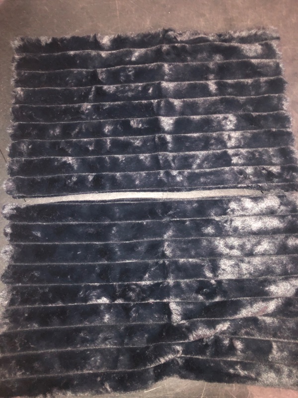 Photo 1 of 2 Pack 12x20 Pillow Cover Velvet Pillow Covers, Faux Fur Oblong Throw Pillow Covers for Living Room Decorations Throw Pillow Case, Throw Pillow Cover Cushion Cover for Home Sofa Bedroom Car, Black