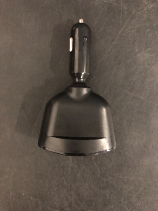 Photo 1 of Car Cigarette Lighter Splitter, 2-Socket Cigarette Lighter Adapter with LED Voltmeter, Dual USB QC3.0 Type-C 20W PD Fast Car Charger, 12V/24V Splitter Adapter for Smart Phone GPS Dash Cam