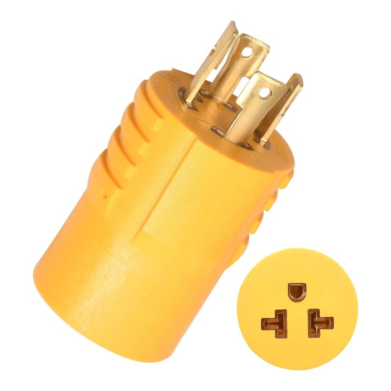 Photo 1 of NEMA L14-30P to 5-15/20R or 6-15/20R, 30Amp Generator Distribution Adapter 30A 4-Prong L14-30P to 5-15R 5-20R 6-15R 6-20R for EV Charging, HVAC, Industrial
