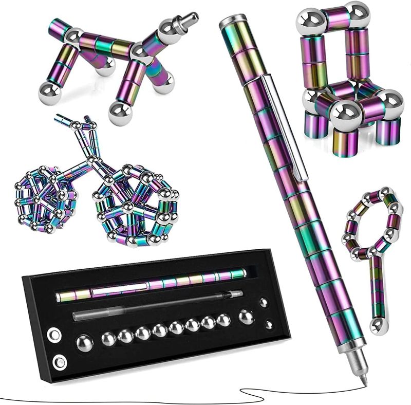 Photo 1 of Magnetic Fidget Toy Pen - Decompression Gift for Teenagers & Kids
